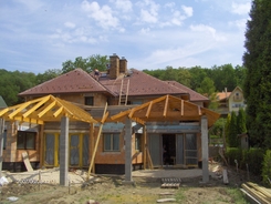 Tetőszerkezet.