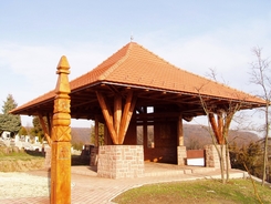 Tetőszerkezet készen.